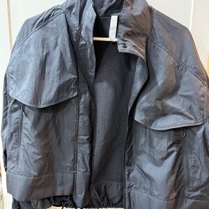 Athleta Black Mesh Jacket